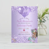 Einladung der Afrikanischen Meerjungfrau Birthday  (Stehend Vorderseite)