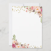 Einladung der Afroamerikanerin Tea Birthday Party (Rückseite)