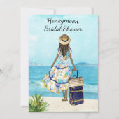 Einladung der American Beach Bridal Dusche (Vorderseite)