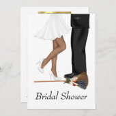 Einladung der American Bridal Dusche (Vorne/Hinten)