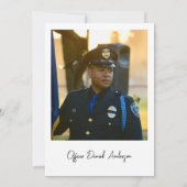 Einladung der American Flag Graduation Party (Rückseite)