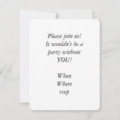 Einladung der amerikanischen Flag Liberty Bell (Rückseite)