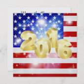 Einladung der Amerikanischen Flagge - SRF (Vorne/Hinten)