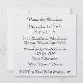 Einladung der Amerikanischen Flagge - SRF (Rückseite)