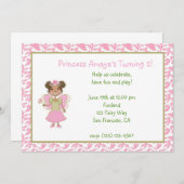 Einladung der amerikanischen Prinzessin Fairy (Vorne/Hinten)