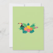 Einladung der Ananas zur Kontaktgruppe tropisch (Rückseite)