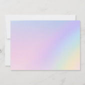 Einladung der Ark Baby Shower von Girl's Noah (Rückseite)