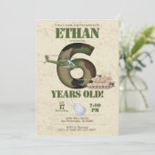 Einladung der Armee - 6. Geburtstag (Stehend Vorderseite)