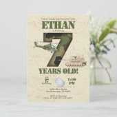 Einladung der Armee - 7. Geburtstag (Stehend Vorderseite)
