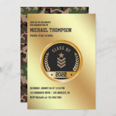 Einladung der Armee/Militärische Graduiertengruppe (Vorne/Hinten)