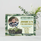 Einladung der Armee zum Geburtstag (Stehend Vorderseite)