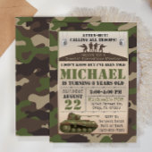 Einladung der Armee zum Geburtstag
