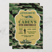 Einladung der Armee zum Geburtstag (Vorne/Hinten)