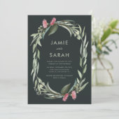 Einladung der australischen Native Gum Blossom (Stehend Vorderseite)