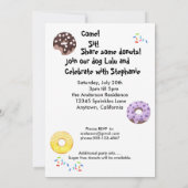 Einladung der Australischen Schäferhündin zum Gebu (Rückseite)