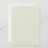 Einladung der Baby-Dusche "Family Tree Stork" (Rückseite)