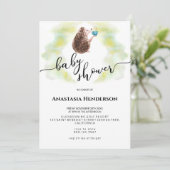 Einladung der Babydusche. (Stehend Vorderseite)