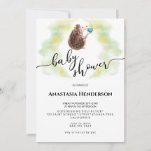 Einladung der Babydusche.