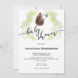 Einladung der Babydusche.