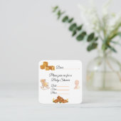 Einladung der Babydusche (Stehend Vorderseite)