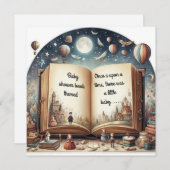 Einladung der Babydusche (Vorne/Hinten)