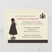 Einladung der Babydusche (Vorne/Hinten)