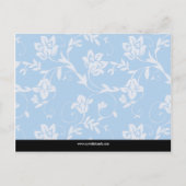 Einladung der Babydusche (Rückseite)