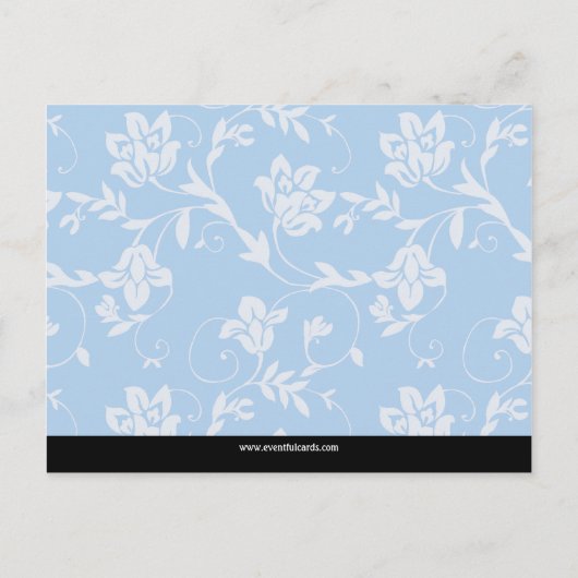 Einladung der Babydusche (Rückseite)