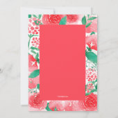 Einladung der Babydusche (Rückseite)