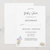 Einladung der Babydusche (Vorne/Hinten)