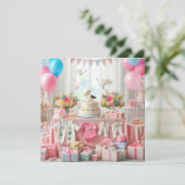 Einladung der Babydusche (Stehend Vorderseite)