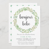 Einladung der Babydusche (Vorne/Hinten)