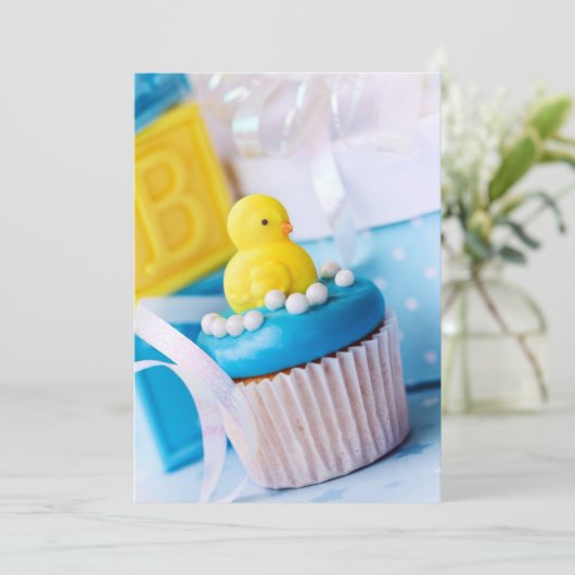 Einladung der Babydusche (Stehend Vorderseite)