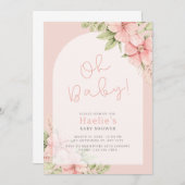 Einladung der Babydusche (Vorne/Hinten)