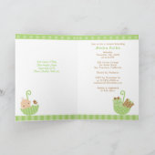 Einladung der Babydusche (Innenseite)