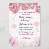 Einladung der Babydusche (Vorne/Hinten)