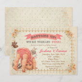 Einladung der Babydusche (Vorne/Hinten)