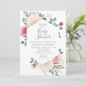 Einladung der Babydusche (Stehend Vorderseite)