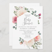 Einladung der Babydusche (Vorne/Hinten)