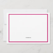 Einladung der Babydusche (Rückseite)