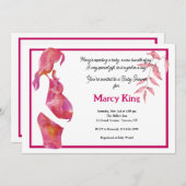 Einladung der Babydusche (Vorne/Hinten)