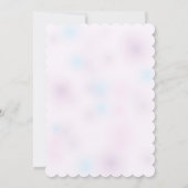 Einladung der Babydusche (Rückseite)