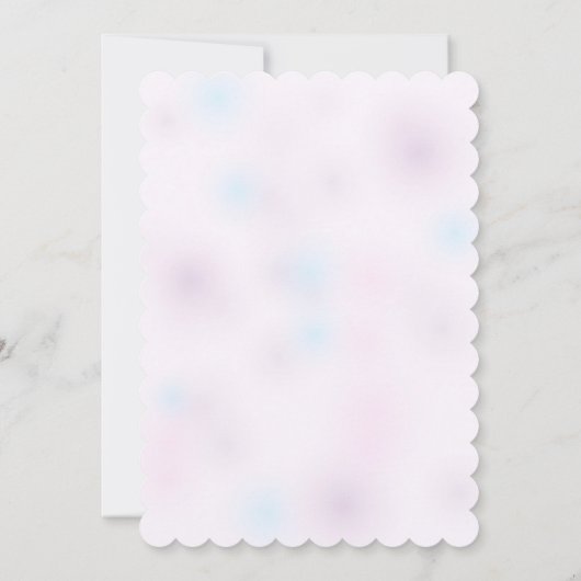 Einladung der Babydusche (Rückseite)