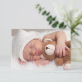 Einladung der Babydusche (Stehend Vorderseite)