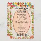 Einladung der Babydusche (Vorne/Hinten)