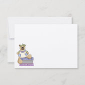 Einladung der Babydusche (Rückseite)