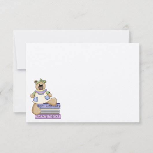 Einladung der Babydusche (Rückseite)