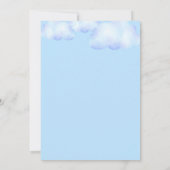 Einladung der Babydusche (Rückseite)