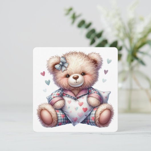 Einladung der Babydusche (Stehend Vorderseite)