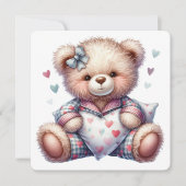 Einladung der Babydusche (Vorderseite)